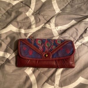 Peacock wallet